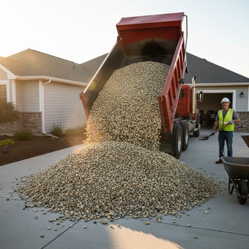 Pea Gravel Delivery